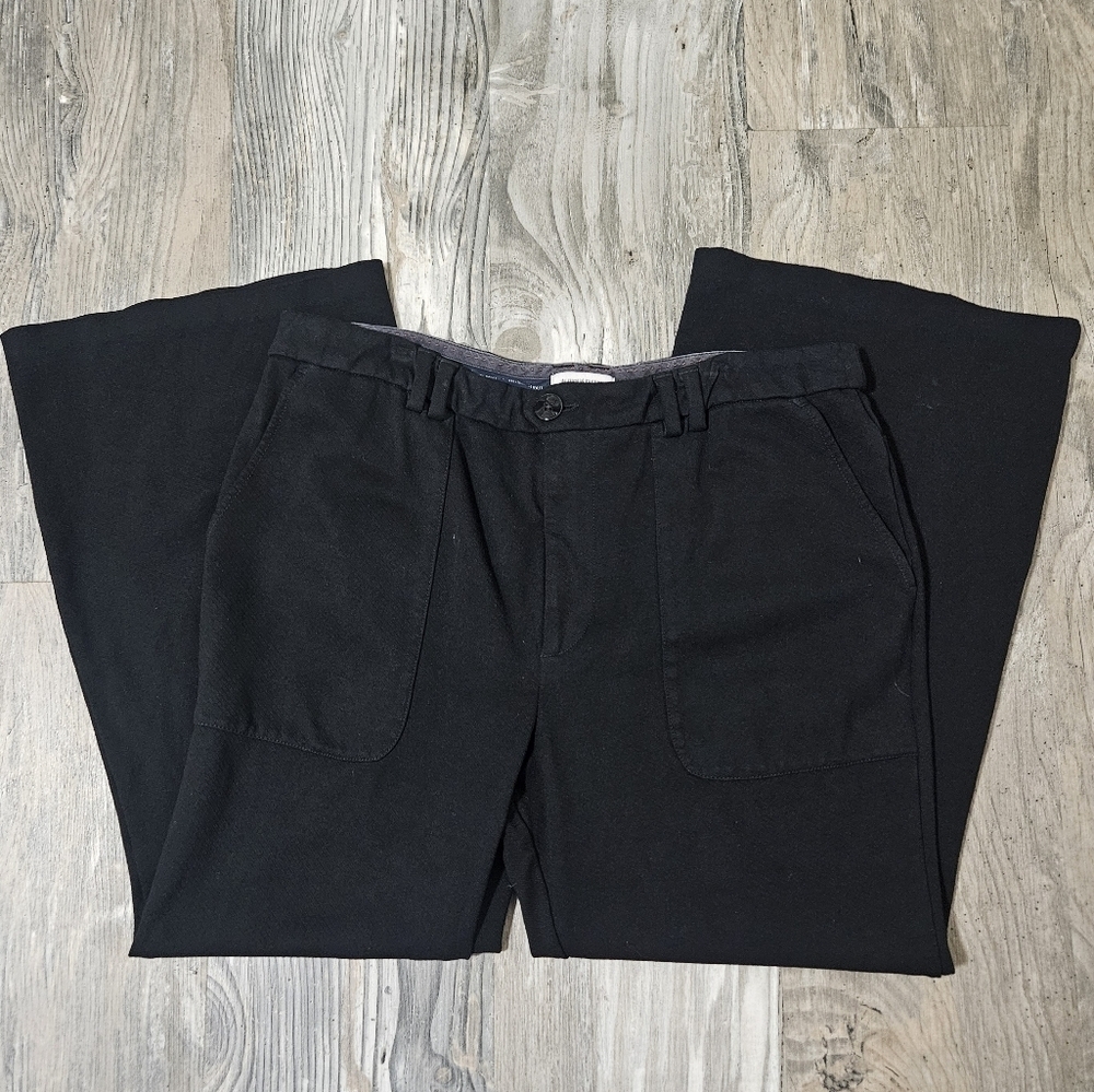 Anthropolgie Trouser Black Pants size 14 wide leg